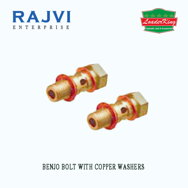 Brass Benjo Bolt with Copper Washers Manufacturers - Tractor Trolley - Trailer - Truck - Dozer  Assemblies Fittings Accessorie Manufacturer