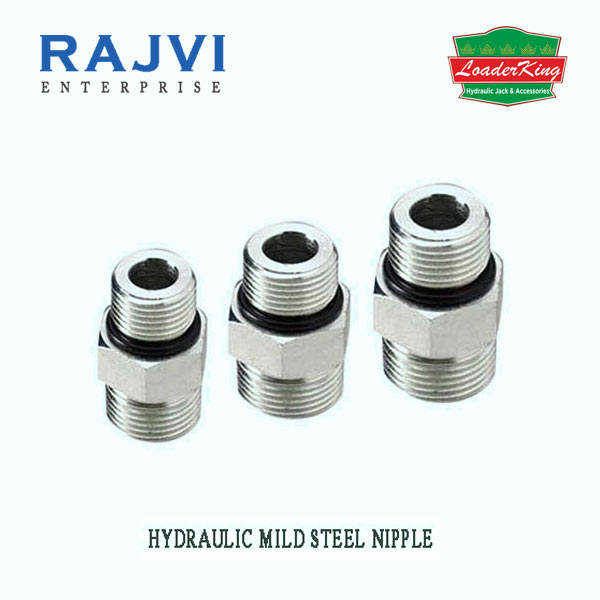 Hydraulic High Pressure Mild Steel Hex Nipple Tractor Trolley Fittings Accessories Manufacturer Rajkot Gujarat India