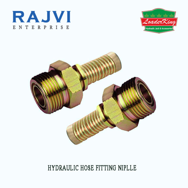 MS Nipple Hydraulic Hose pipe Fittings Assemblies Accessorie Equipments Parts Manufacturer -Suppliers Rajkot