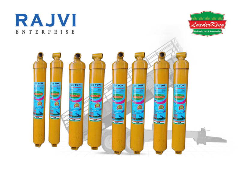 Truck Tailler Hydraulic Cylinder Jack Manufacturers Rajkot Gujarat india Loader King Brand