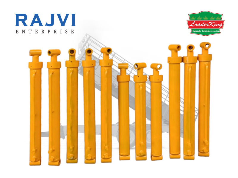 Tractor Front Side Loader Hydraulic Jack Manufacturers suppliers Rajkot - Truck Tailler Loader Jack